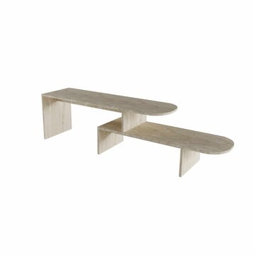 Deliones Tv-bänk 130 cm - Travertin - Möbler - Vardagsrum - Tv-möbler & mediamöbler - Tv-bänkar