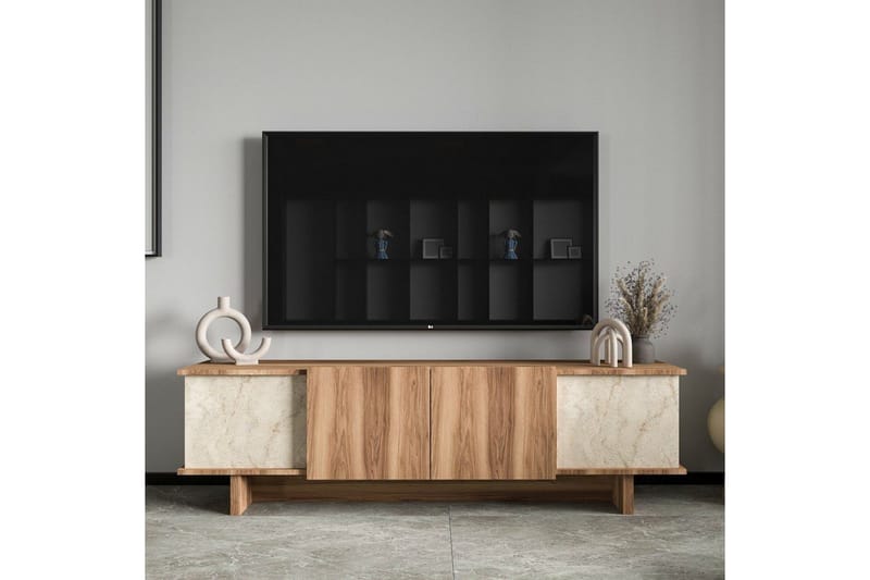 Diannare Tv-bänk 180 cm - Mediumfärgat trä - Möbler - Vardagsrum - Tv-möbler & mediamöbler - Tv-bänkar