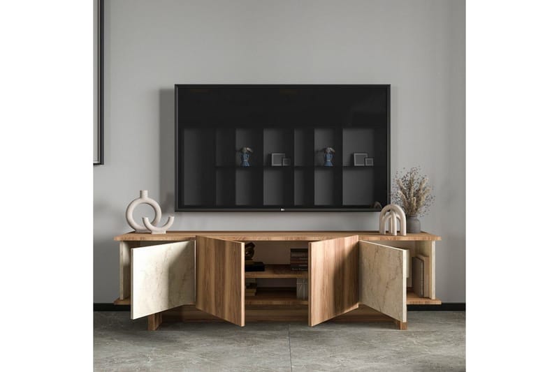 Diannare Tv-bänk 180 cm - Mediumfärgat trä - Möbler - Vardagsrum - Tv-möbler & mediamöbler - Tv-bänkar