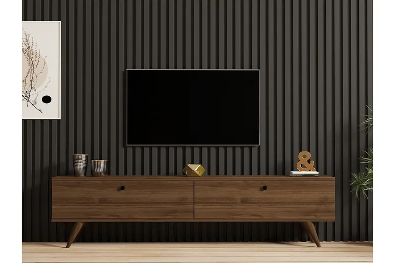 Djarhint Tv-bänk 160 cm - Valnöt - Möbler - Vardagsrum - Tv-möbler & mediamöbler - Tv-bänkar