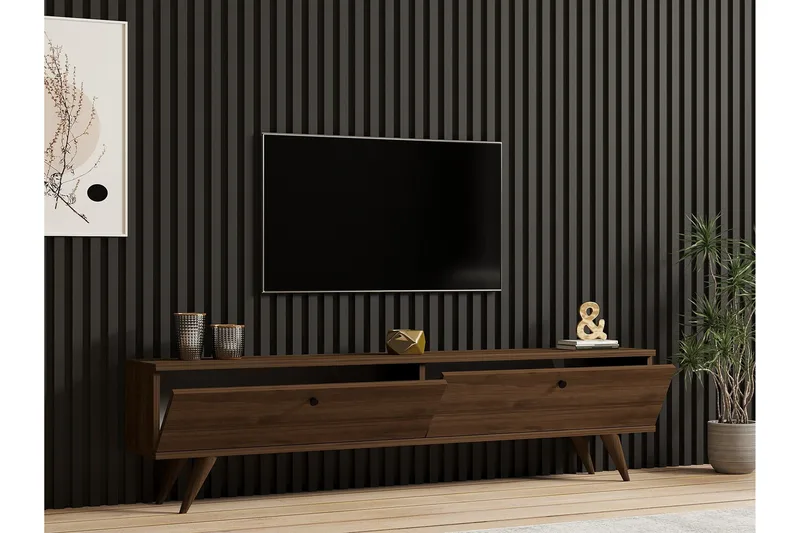 Djarhint Tv-bänk 160 cm - Valnöt - Möbler - Vardagsrum - Tv-möbler & mediamöbler - Tv-bänkar