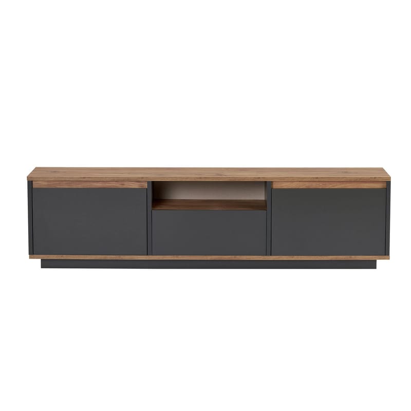 Domar Tv-bänk 160 cm - Antracit/Atlantic pine - Möbler - Vardagsrum - Tv-möbler & mediamöbler - Tv-bänkar