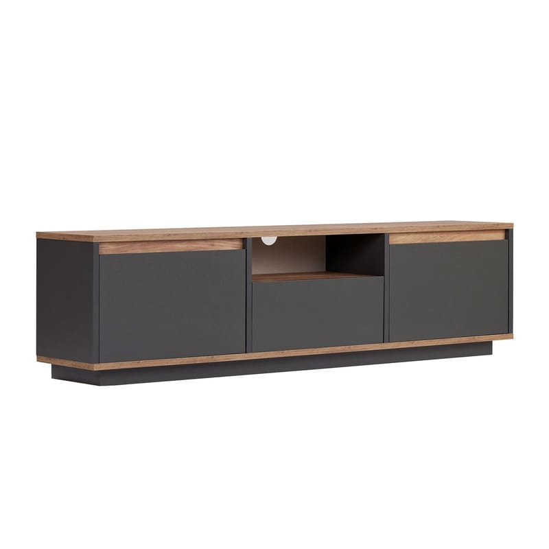 Domar Tv-bänk 160 cm, Antracit/Atlantic pine