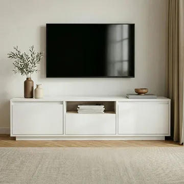 Domar Tv-bänk 160 cm - Naturligt vit - Möbler - Vardagsrum - Tv-möbler & mediamöbler - Tv-bänkar