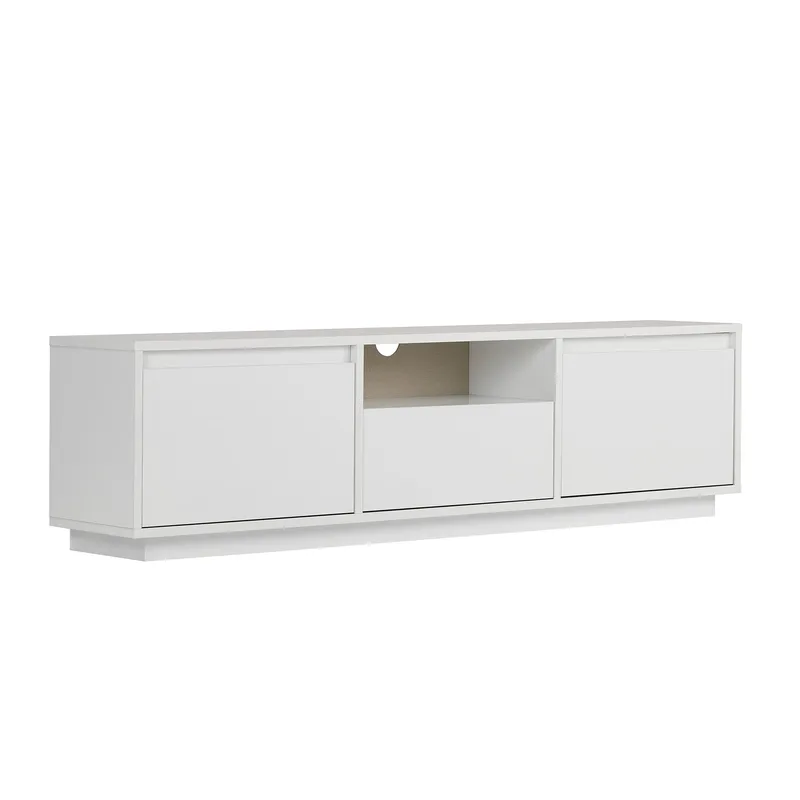 Domar Tv-bänk 160 cm, Naturligt vit