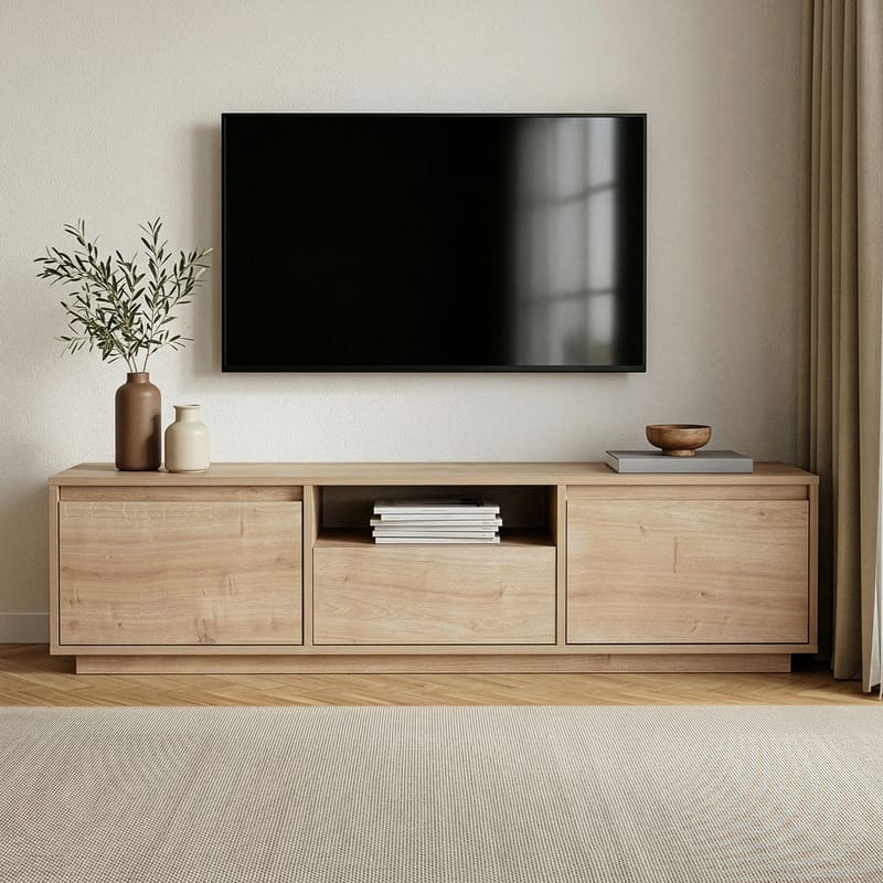 Domar Tv-bänk 160 cm - Sapphire oak - Möbler - Vardagsrum - Tv-möbler & mediamöbler - Tv-bänkar