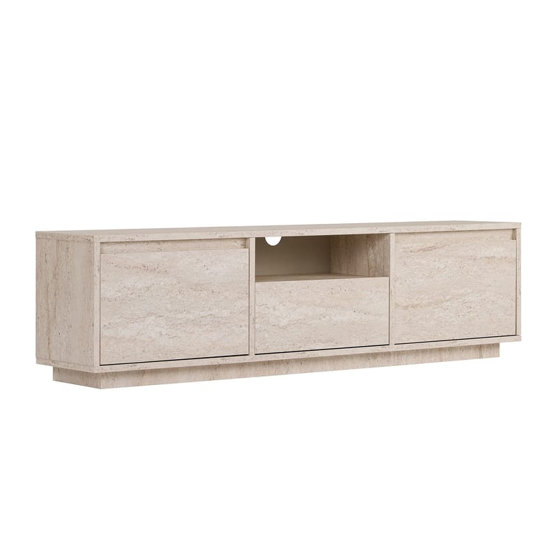 Domar Tv-bänk 160 cm, Travertin