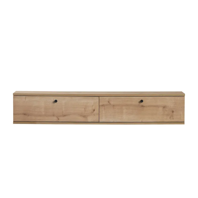 Dovren TV-bänk 140x25x25 cm - Sapphire Oak - Möbler - Vardagsrum - Tv-möbler & mediamöbler - Tv-hylla