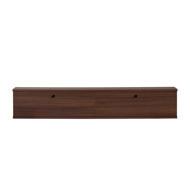 Dovren TV-bänk 140x25x25 cm - Valnöt - Möbler - Vardagsrum - Tv-möbler & mediamöbler - Tv-bänkar