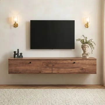 Dovren TV-bänk 160x25x25 cm - Atlantic Pine - Möbler - Vardagsrum - Tv-möbler & mediamöbler - Tv-hylla