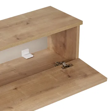 Dovren TV-bänk 160x25x25 cm - Sapphire Oak - Möbler - Vardagsrum - Tv-möbler & mediamöbler - Tv-hylla