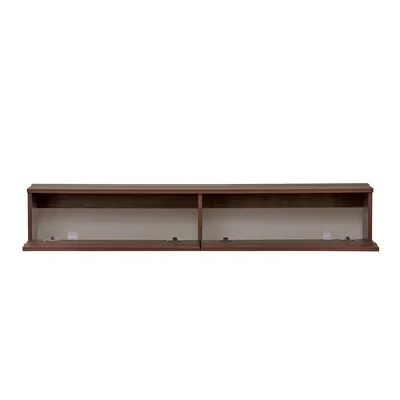 Dovren TV-bänk 160x25x25 cm - Valnöt - Möbler - Vardagsrum - Tv-möbler & mediamöbler - Tv-bänkar