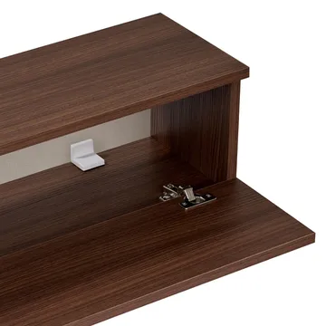 Dovren TV-bänk 160x25x25 cm - Valnöt - Möbler - Vardagsrum - Tv-möbler & mediamöbler - Tv-hylla
