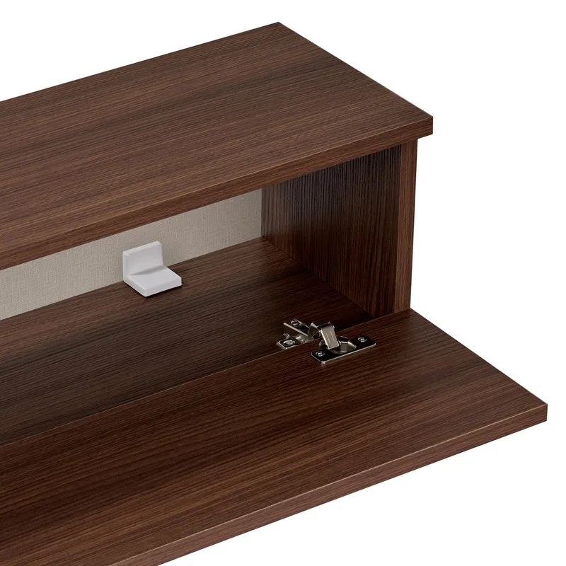 Dovren TV-bänk 160x25x25 cm - Valnöt - Möbler - Vardagsrum - Tv-möbler & mediamöbler - Tv-hylla