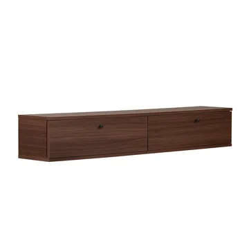 Dovren TV-bänk 160x25x25 cm - Valnöt - Möbler - Vardagsrum - Tv-möbler & mediamöbler - Tv-hylla