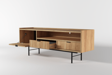Dravo Tv-Bänk 150 cm - Naturlig hickory - Möbler - Vardagsrum - Tv-möbler & mediamöbler - Tv-bänkar