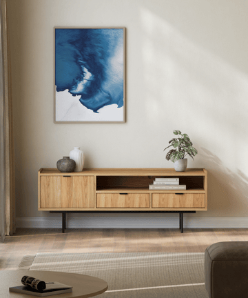 Dravo Tv-Bänk 150 cm - Naturlig hickory - Möbler - Vardagsrum - Tv-möbler & mediamöbler - Tv-bänkar