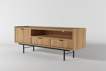 Dravo Tv-Bänk 150 cm - Naturlig hickory - Möbler - Vardagsrum - Tv-möbler & mediamöbler - Tv-bänkar