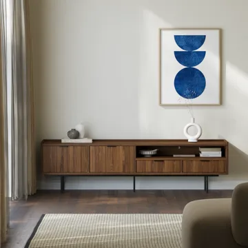 Dravo Tv-Bänk 200 cm - Warmia valnöt - Möbler - Vardagsrum - Tv-möbler & mediamöbler - Tv-bänkar