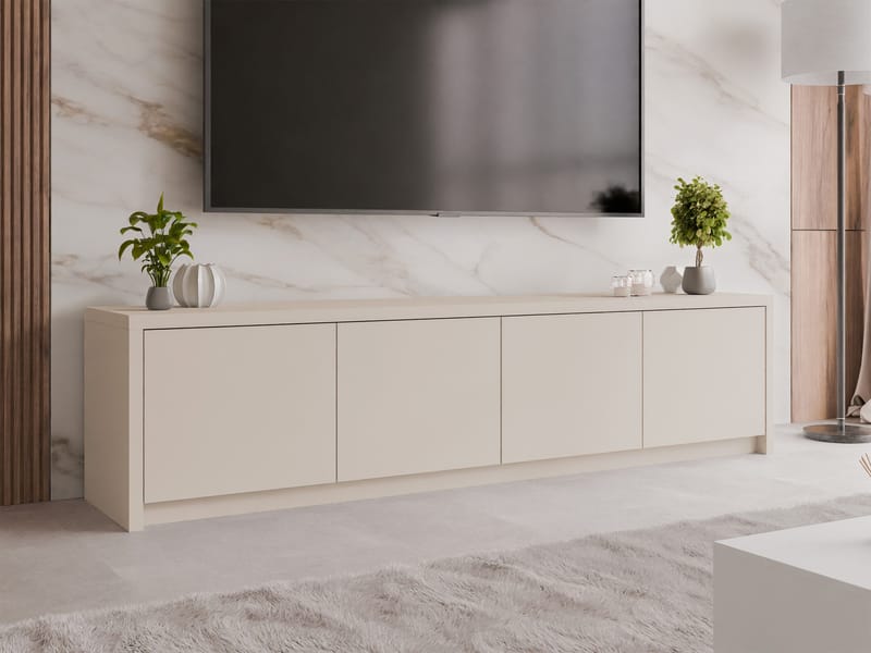 Driva Tv-bänk 198 cm - beige - Möbler - Vardagsrum - Tv-möbler & mediamöbler - Tv-bänkar
