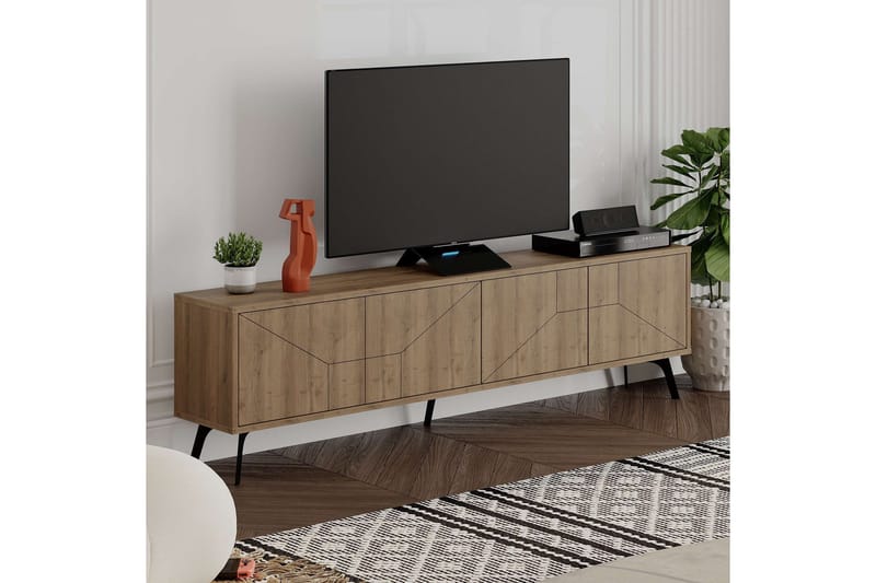 Dune Tv-bänk 180 cm - Brun - Möbler - Vardagsrum - Tv-möbler & mediamöbler - Tv-bänkar