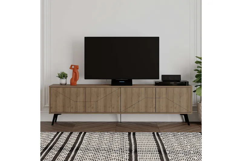Dune Tv-bänk 180 cm - Brun - Möbler - Vardagsrum - Tv-möbler & mediamöbler - Tv-bänkar