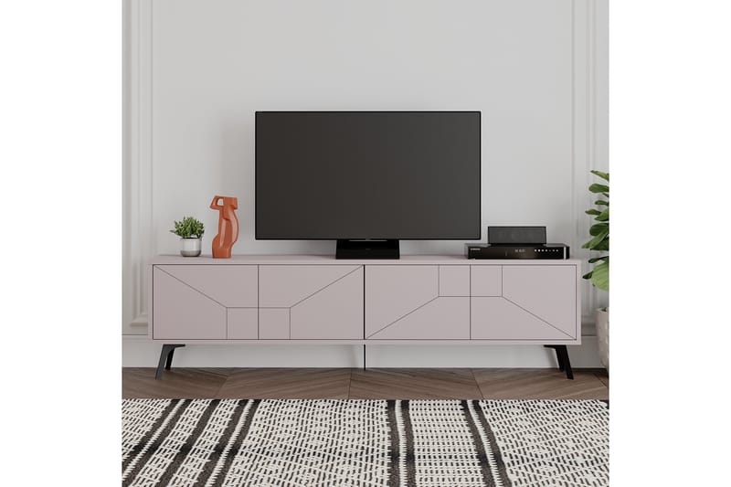 DUNE Tv-bänk 180x29,6 cm Brun - Möbler - Vardagsrum - Tv-möbler & mediamöbler - Tv-bänkar
