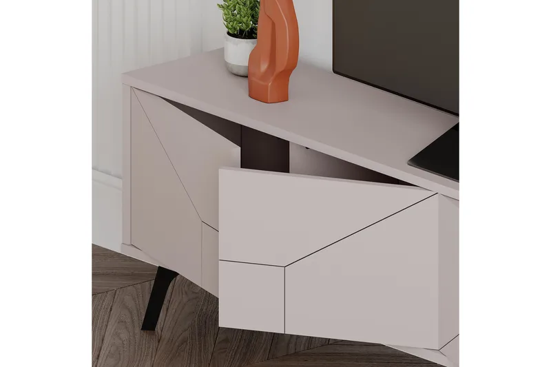 Dune Tv-bänk 180x29,6 cm Brun - Hanah Home - Möbler - Vardagsrum - Tv-möbler & mediamöbler - Tv-bänkar