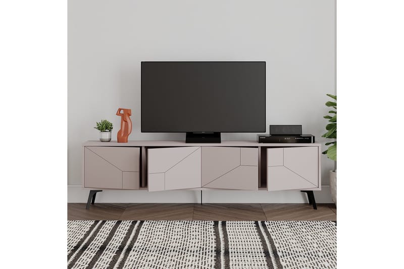 Dune Tv-bänk 180x29,6 cm Brun - Hanah Home - Möbler - Vardagsrum - Tv-möbler & mediamöbler - Tv-bänkar