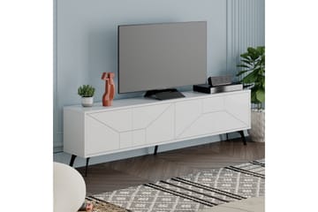 Dune Tv-bänk 180x29,6 cm Vit - Hanah Home - Möbler - Vardagsrum - Tv-möbler & mediamöbler - Tv-bänkar