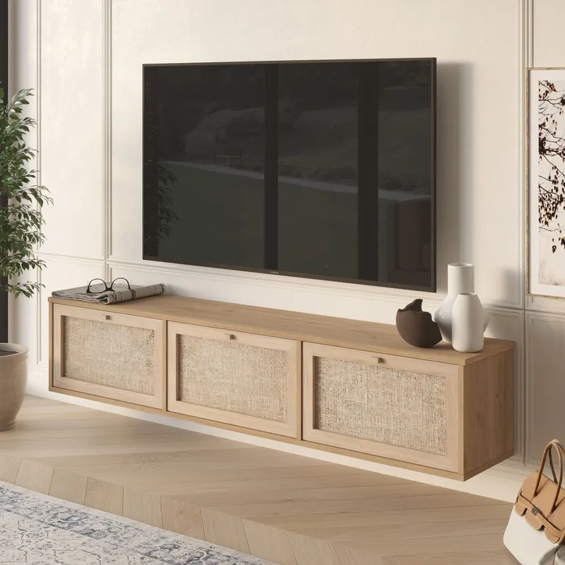 Dune TV-bänk 180x35,6x32 cm - Ek - Möbler - Vardagsrum - Tv-möbler & mediamöbler - Tv-bänkar