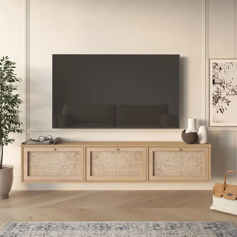 Dune TV-bänk 180x35,6x32 cm - Ek - Möbler - Vardagsrum - Tv-möbler & mediamöbler - Tv-bänkar