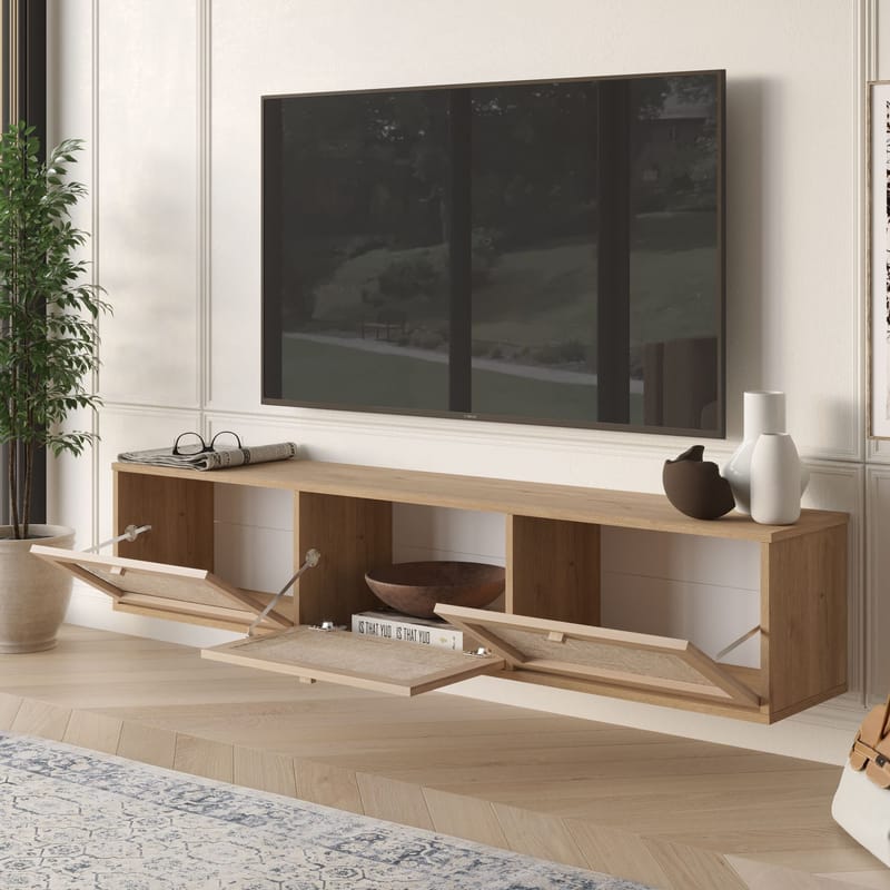 Dune TV-bänk 180x35,6x32 cm - Ek - Möbler - Vardagsrum - Tv-möbler & mediamöbler - Tv-bänkar