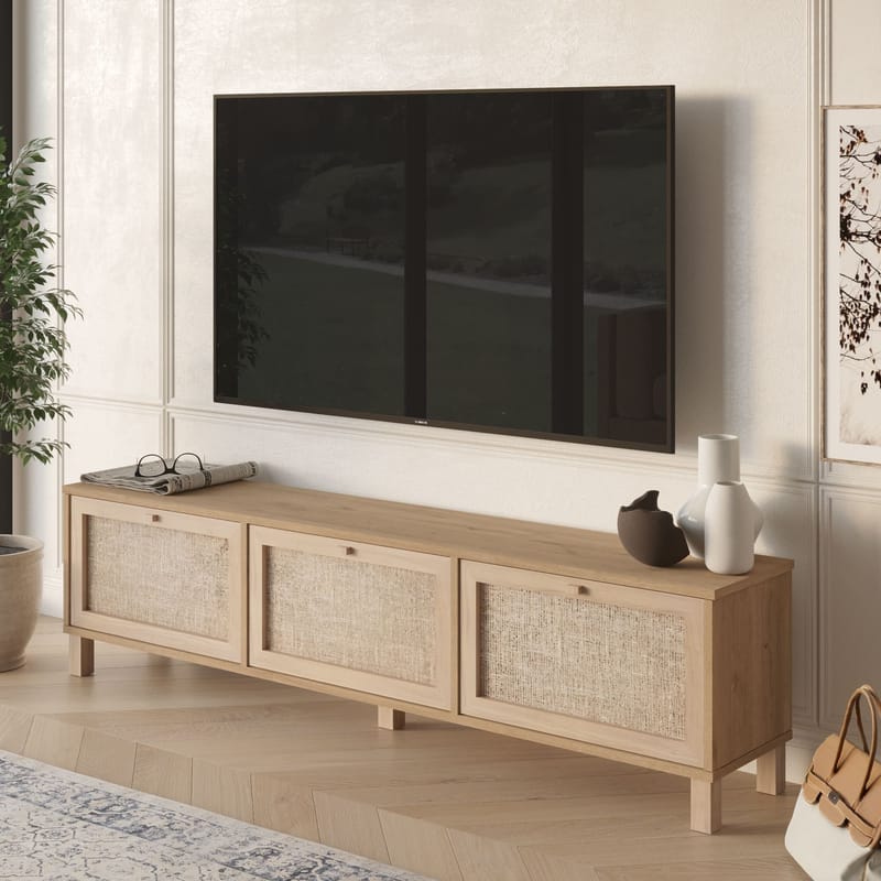 Dune TV-bänk 180x45,6x32 cm - Ek - Möbler - Vardagsrum - Tv-möbler & mediamöbler - Tv-bänkar