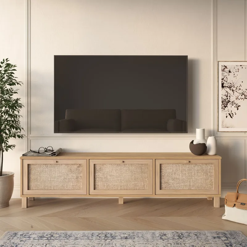 Dune TV-bänk 180x45,6x32 cm - Ek - Möbler - Vardagsrum - Tv-möbler & mediamöbler - Tv-bänkar