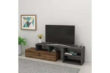 Durusu Tv-bänk 120 cm - Ljusbrun/Antracit - Möbler - Vardagsrum - Tv-möbler & mediamöbler - Tv-bänkar