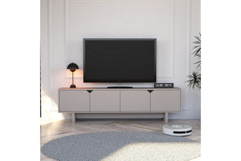 Edrion Tv-bänk 180 cm - Beige - Möbler - Vardagsrum - Tv-möbler & mediamöbler - Tv-bänkar