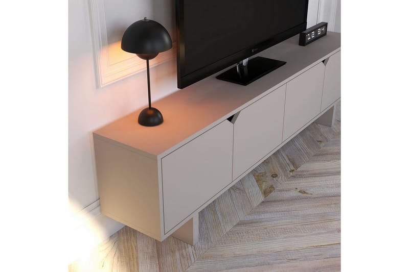 Edrion Tv-bänk 180 cm - Beige - Möbler - Vardagsrum - Tv-möbler & mediamöbler - Tv-bänkar
