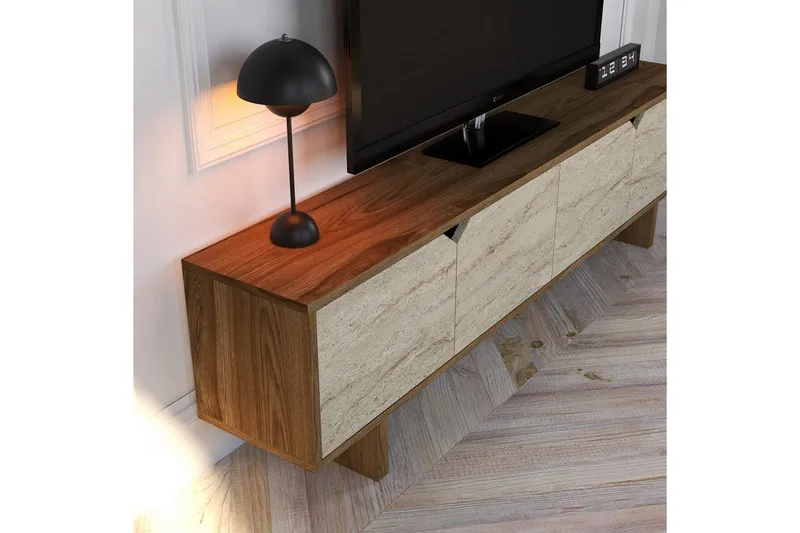 Edrion Tv-bänk 180 cm - Natur - Möbler - Vardagsrum - Tv-möbler & mediamöbler - Tv-bänkar