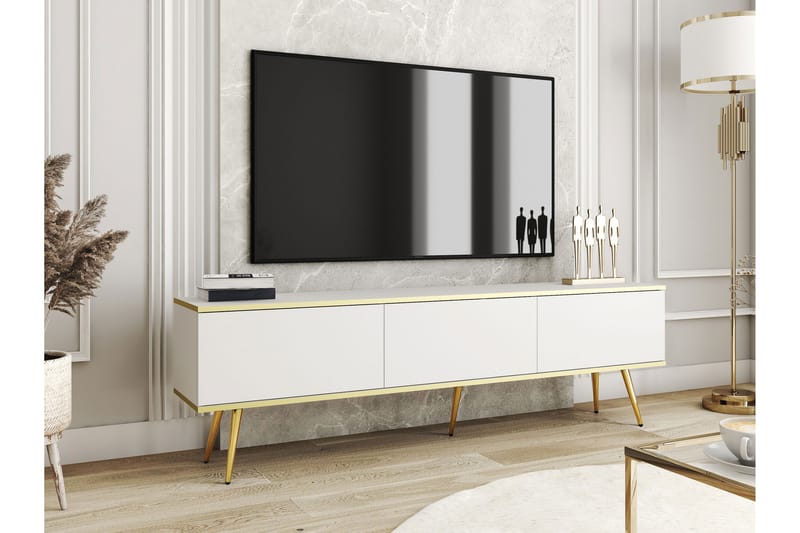 Edson Tv-bänk 175 cm - Vit - Möbler - Vardagsrum - Tv-möbler & mediamöbler - Tv-bänkar
