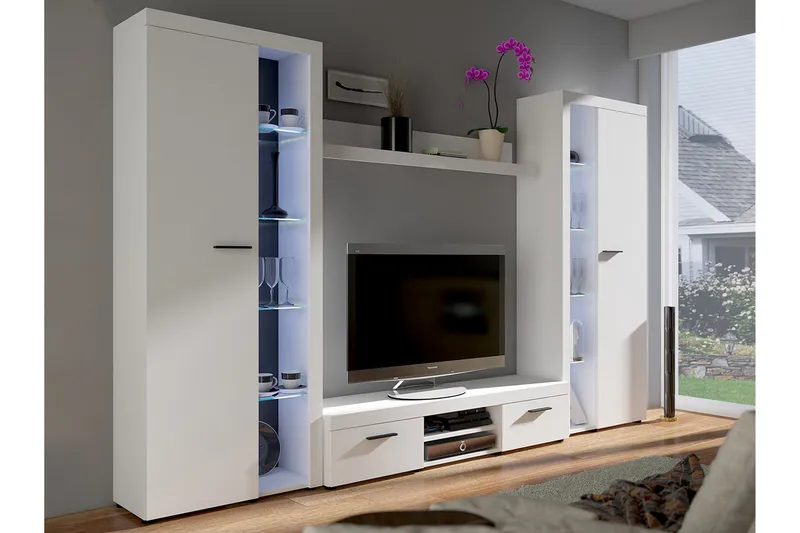 Eirwen Tv-möbelset - Vit - Möbler - Vardagsrum - Tv-möbler & mediamöbler - Tv-möbelset