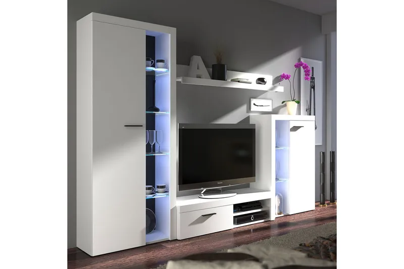 Eirwen Tv-möbelset - Vit - Möbler - Vardagsrum - Tv-möbler & mediamöbler - Tv-möbelset