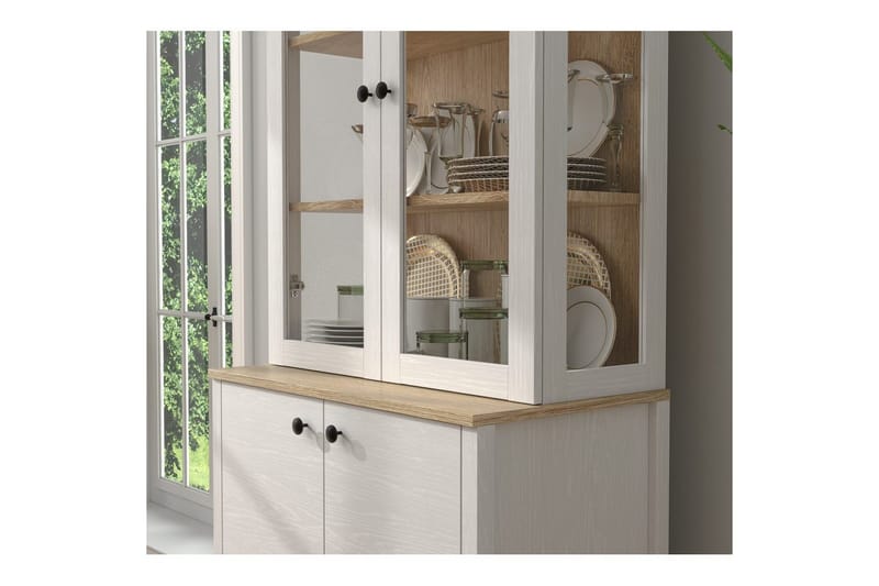 Elvan Bokhylla 83 cm - Natur/Vit - Förvaring - Hyllor - Bokhylla