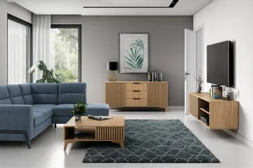 Entsian Tv-bänk 40x40 cm - Brun - Möbler - Vardagsrum - Tv-möbler & mediamöbler - Tv-bänkar