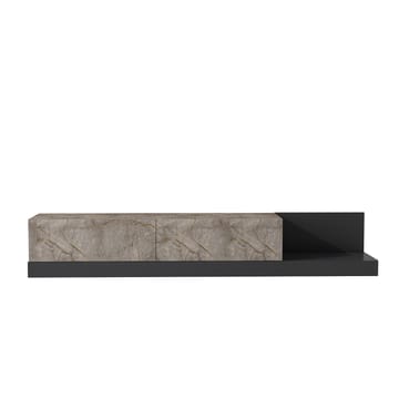 Ervold TV-bänk 180x30x37 cm - Gordion Marble/Anthracite - Möbler - Vardagsrum - Tv-möbler & mediamöbler - Tv-bänkar