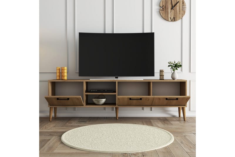 ESSEXA Tv-bänk 180x35 cm Brun - Möbler - Vardagsrum - Tv-möbler & mediamöbler - Tv-bänkar