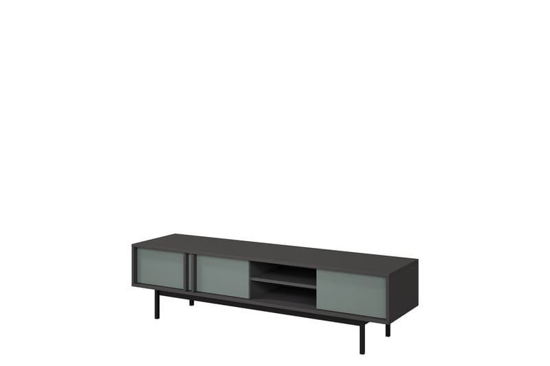 Farshian Tv-bänk 163x43 cm - Grå/Grön - Möbler - Vardagsrum - Tv-möbler & mediamöbler - Tv-bänkar