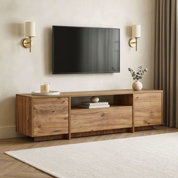 Farvik TV-bänk med Förvaring 180x46x35 cm - Atlantic Pine - Möbler - Vardagsrum - Tv-möbler & mediamöbler - Tv-bänkar