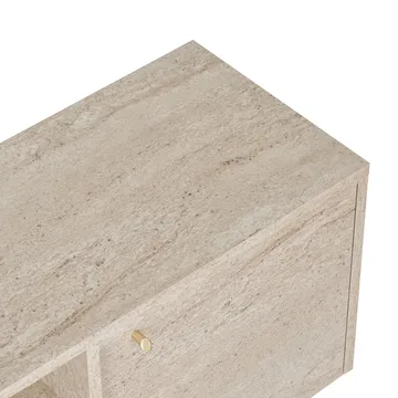Farvik TV-bänk med Förvaring 180x46x35 cm - Travertin - Möbler - Vardagsrum - Tv-möbler & mediamöbler - Tv-bänkar