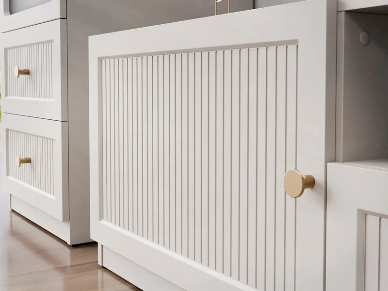 Fayric Tv-bänk 180 cm - Beige - Möbler - Vardagsrum - Tv-möbler & mediamöbler - Tv-bänkar